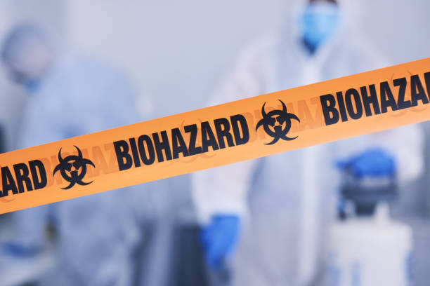 Professional Blood Cleanup technician working in Saukville, WI